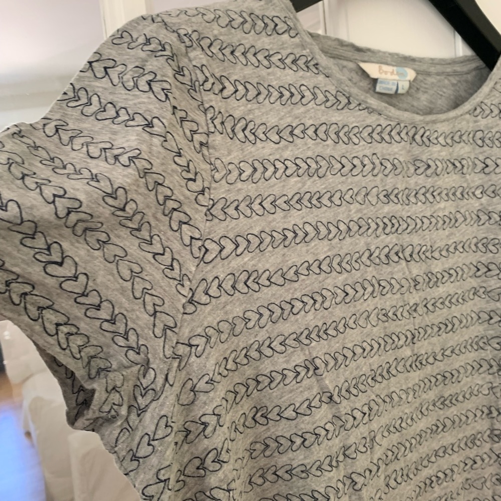 Boden Gray Short Sleeve Tee - Picture 5 of 6